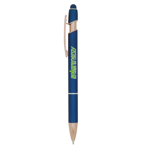 Navy Blue color option for Full Color Ultima Rose Gold Stylus Pen