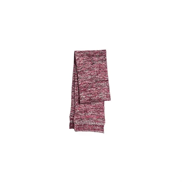 Red color option for Sport Tek Marled Scarf