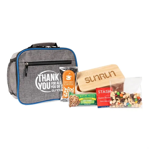 Gray color option for Thanks For All You Do  Lunch Cooler Gift Set
