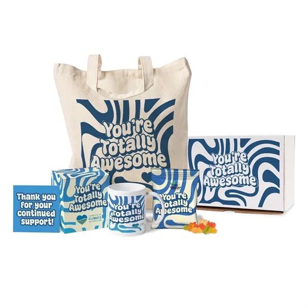 White color option for You're Totally Awesome  Gift Set With Tote