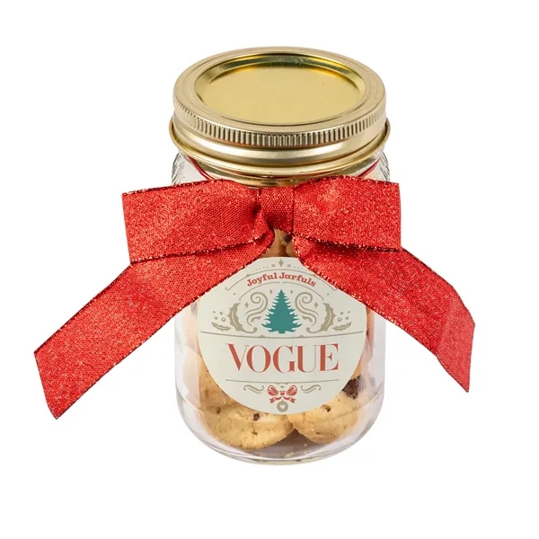 Clear color option for Fresh Beginnings Bite Size Cookies Mason Jar