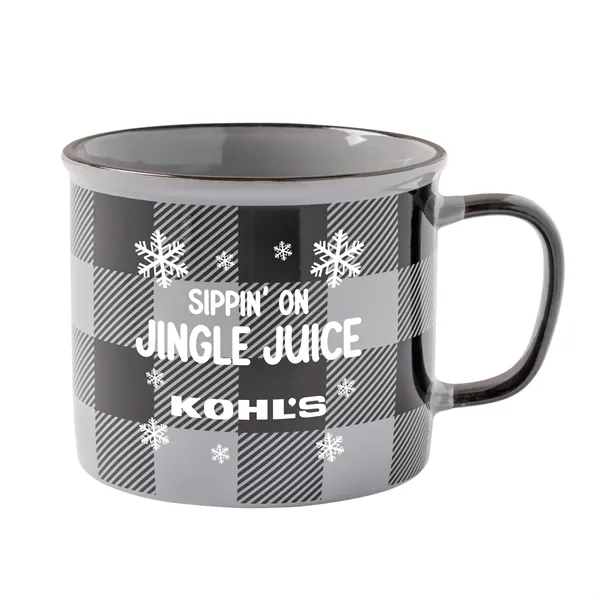 Gray color option for 16oz Buffalo Check Mug