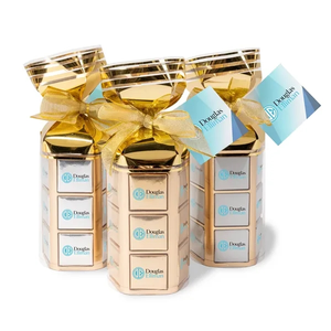 Photo of Thirty Six Piece Chocolate Foiled Square Gift Bag Full Color