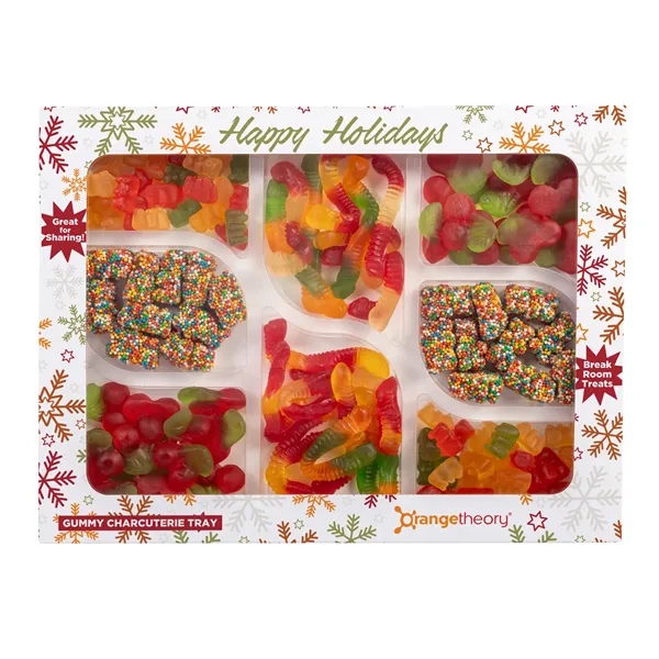 White color option for Gummy Charcuterie Tray In Custom Box