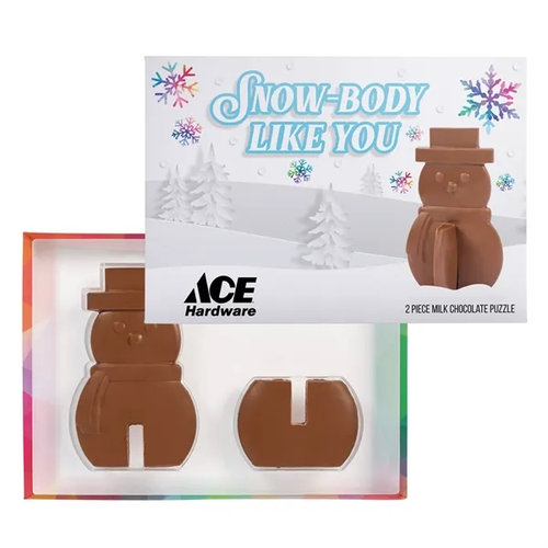 Main photo of 3 D Puzzle Milk Chocolate Snowman