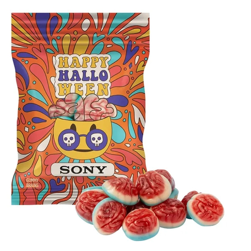Photo of Clever Candy 2oz. Full Color Digi Bag™ With Gummy Brains