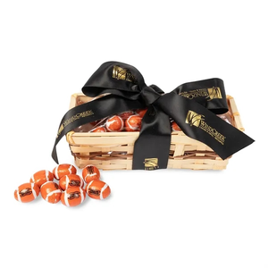 Photo of Gift Basket With Chocolate Footballs