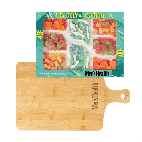 Main photo of Sour Gummy Charcuterie Tray With Bamboo Board