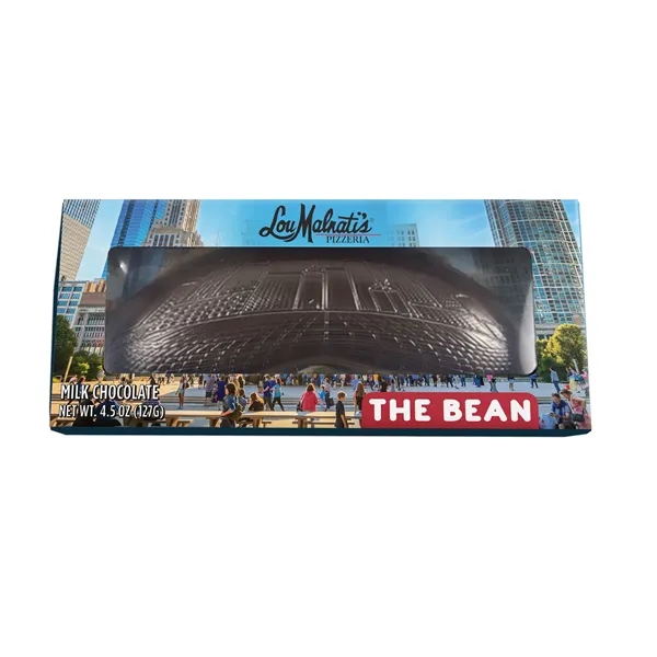 White color option for 4.5 Oz. Chocolate Molded Chicago Bean