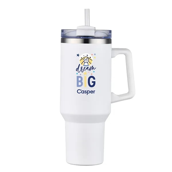 White color option for The 40 Oz Royale Stainless Steel Travel Mug