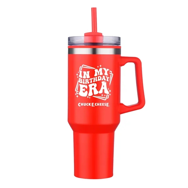 Red color option for 40 Oz. Insulated Travel Mug