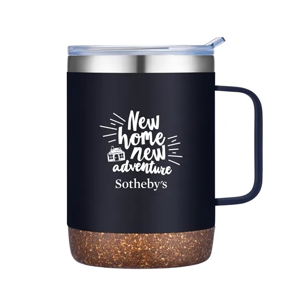 Black color option for 12 Oz. Vacuum Mug With Cork Bottom