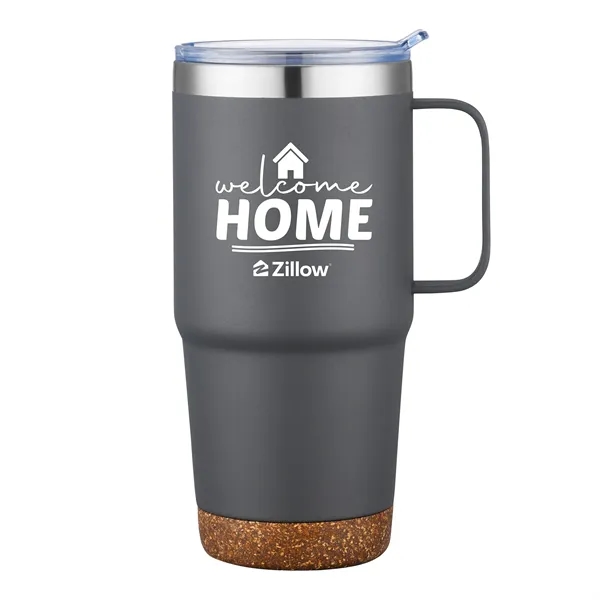 Gray color option for 24 Oz. Stainless Steel Travel Mug With Cork Bottom
