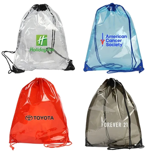 Photo of Clear Drawstring Backpack