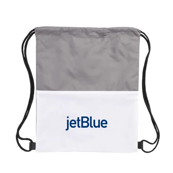 Heather Gray color option for Sublimated Drawstring Bag