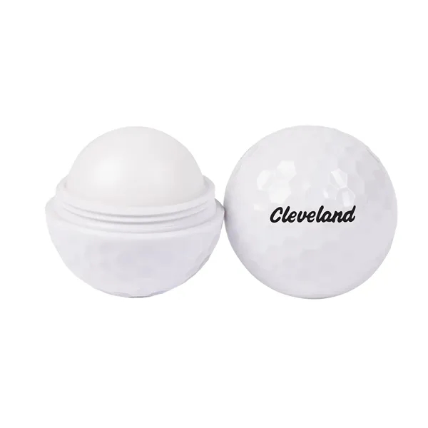 White color option for Golf Ball Lip Balm