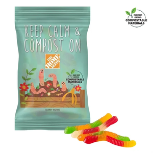 Photo of 4oz. Eco Digibag, Compostable & Full Color, Gummy Worms