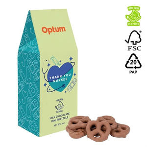 Photo of Eco Gable Box Milk Chocolate Pretzel