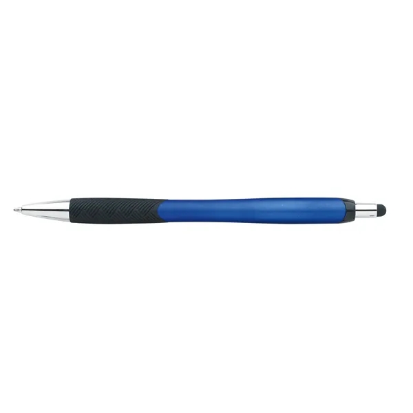 Blue/Black Ink color option for Metallic Pattern Grip Stylus
