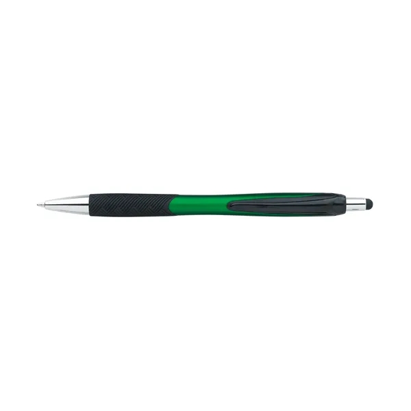 Green/Black Ink color option for Metallic Pattern Grip Stylus