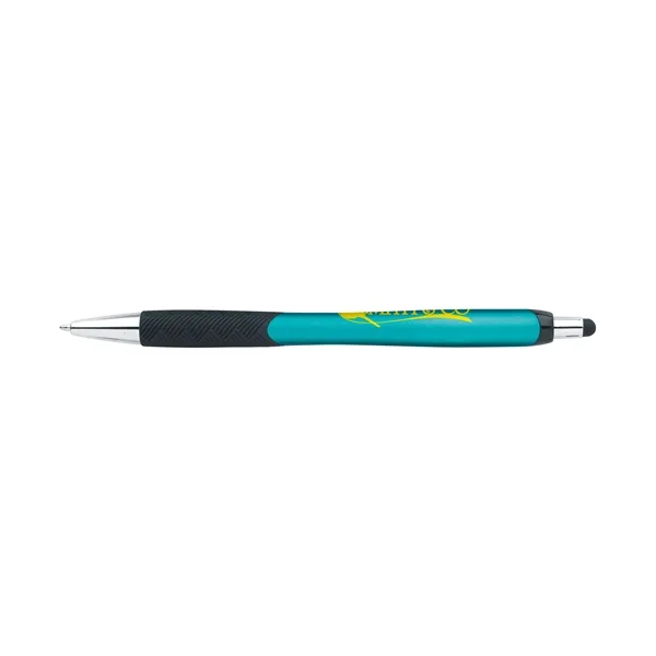 Teal/ Black Ink color option for Metallic Pattern Grip Stylus