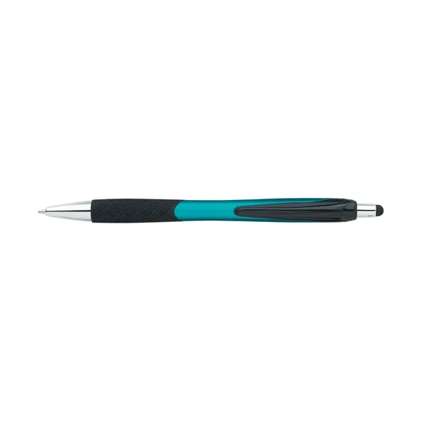 Teal/Black Ink color option for Metallic Pattern Grip Stylus