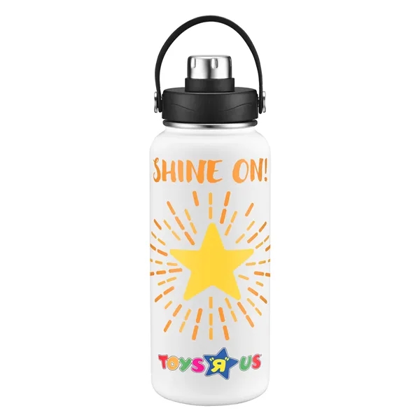 White color option for 34 Oz. Vacuum Water Bottle