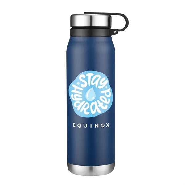 Navy Blue color option for 20 Oz. Vacuum Water Bottle With Stainless Lid
