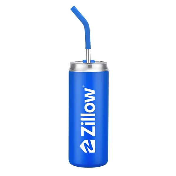 Blue color option for 20 Oz. Vacuum Tumbler With Straw