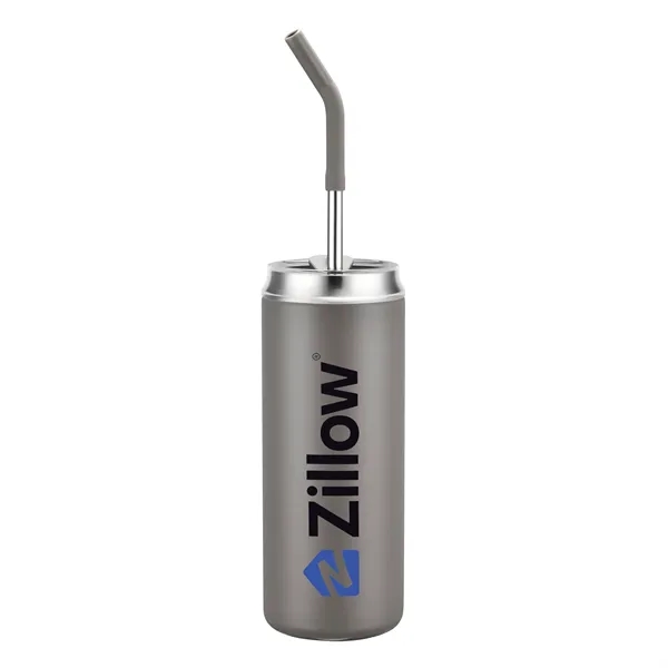 Gray color option for 20 Oz. Vacuum Tumbler With Straw