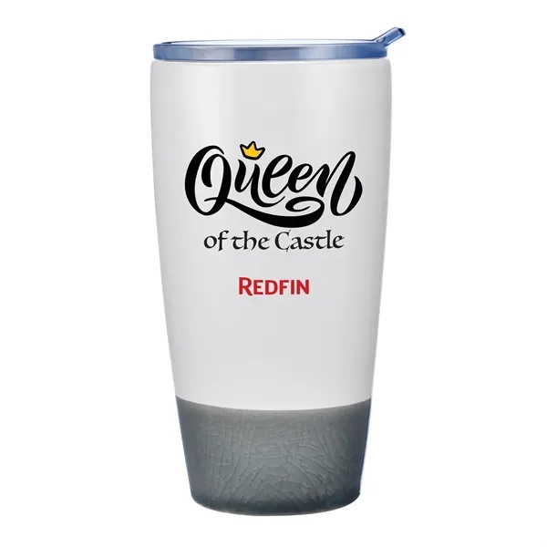 White color option for 12 Oz. Double Wall Ceramic Tumbler