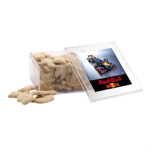 Clear color option for Acrylic Box With Animal Crackers