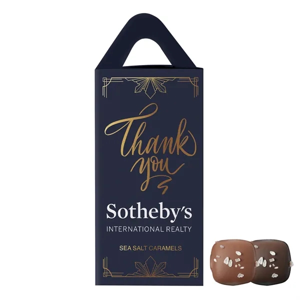 Multi Color color option for Tote Box With Sea Salt Caramels