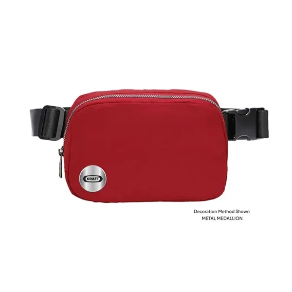 Red color option for Custom Belt Bag