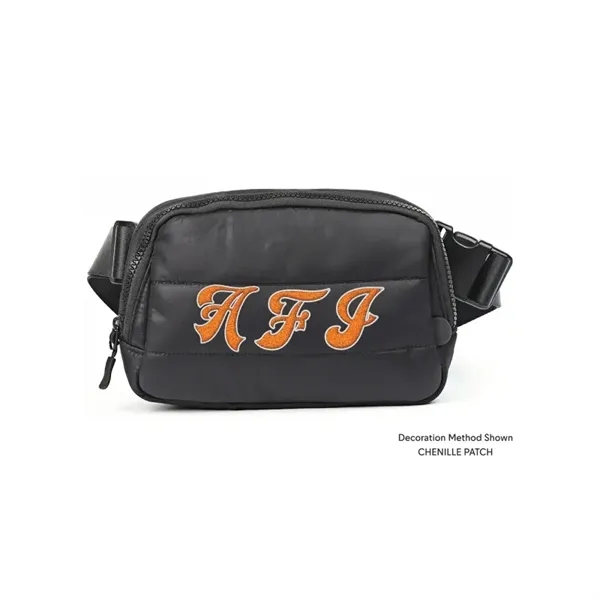 Black color option for Custom Puffy Belt Bag