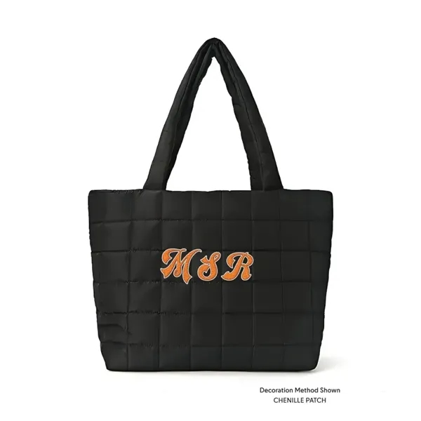 Black color option for Custom Puffy Tote