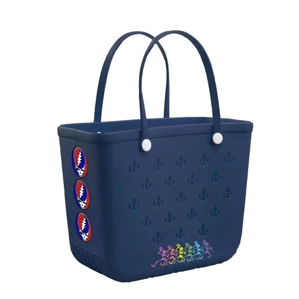 Navy color option for Anchor Large Eva Seaside Beach Bag