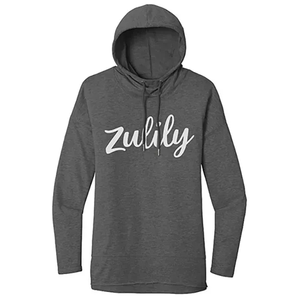 Light Heather Gray color option for District Women's Featherweight French Terry Hoodie