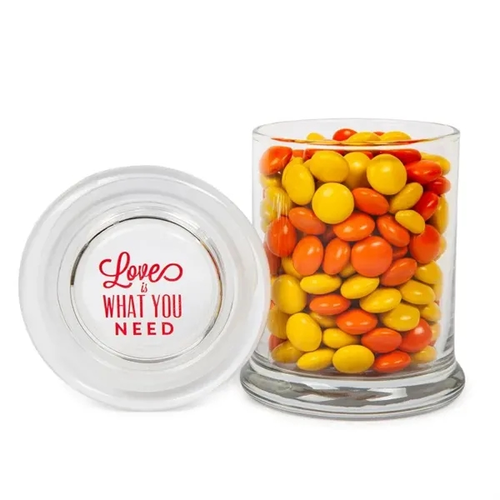 Main photo of Glass Gourmet Jar   Chocolate Buttons