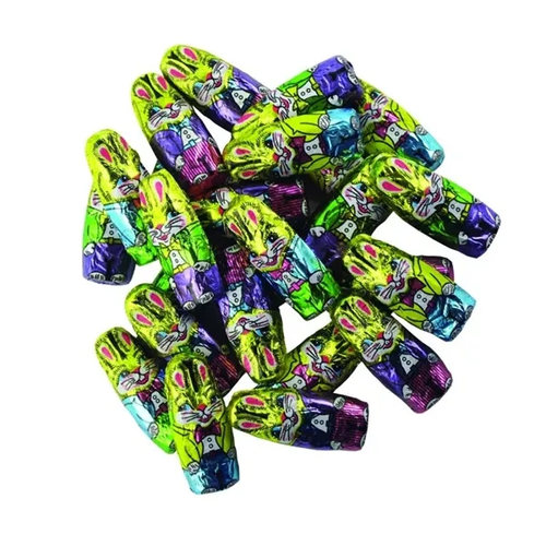 Main photo of Wrapped Chocolate Bunnies   Bulk