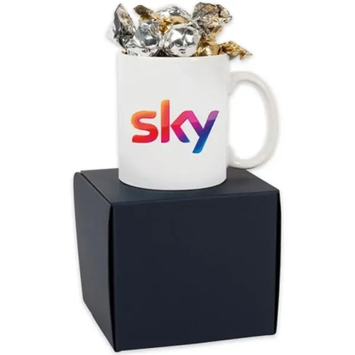 Main photo of Premium Mug Gift Box With Twist Wrapped Truffles