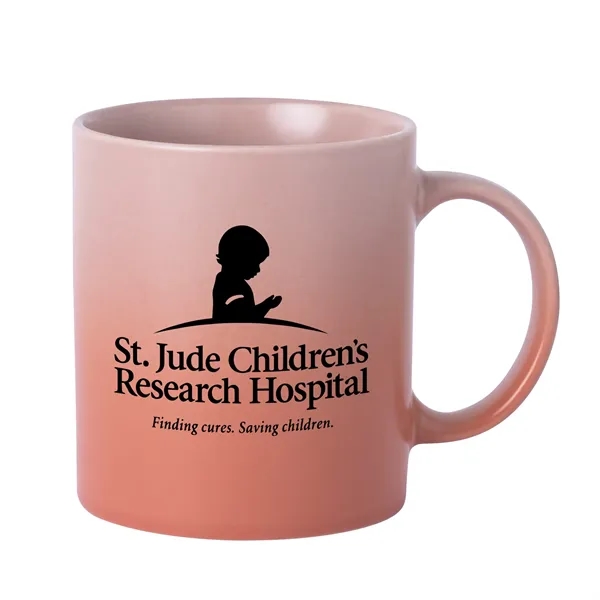 Red color option for Comfort Color 12 Oz. Ombre Mug