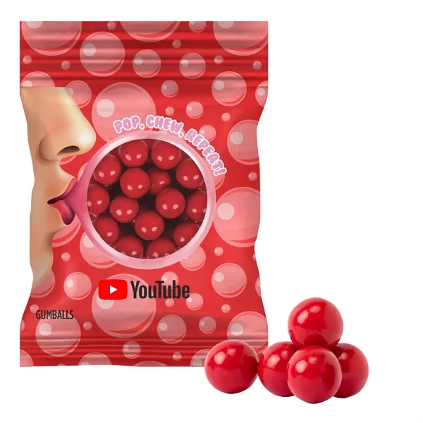 Red color option for 2oz. Full Color Digi Bag™ With Gumballs