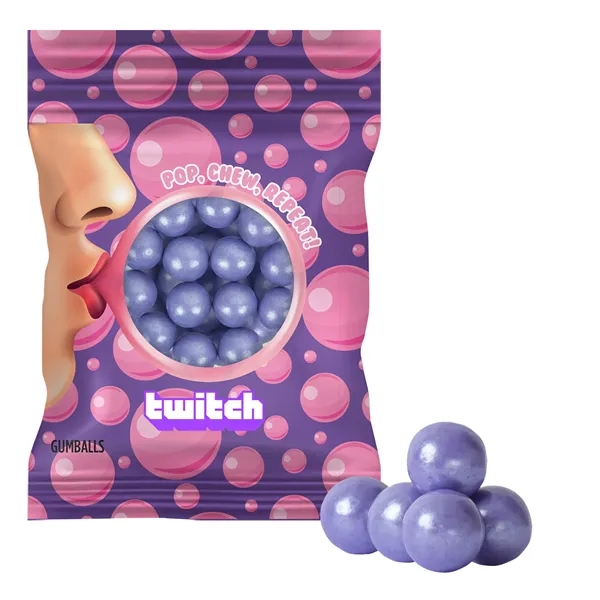 Shimmer Lavender color option for 2oz. Full Color Digi Bag™ With Gumballs