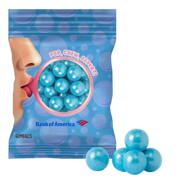 Shimmer Light Blue color option for 2oz. Full Color Digi Bag™ With Gumballs