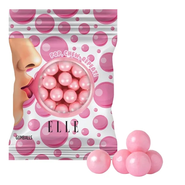 Shimmer Light Pink color option for 2oz. Full Color Digi Bag™ With Gumballs