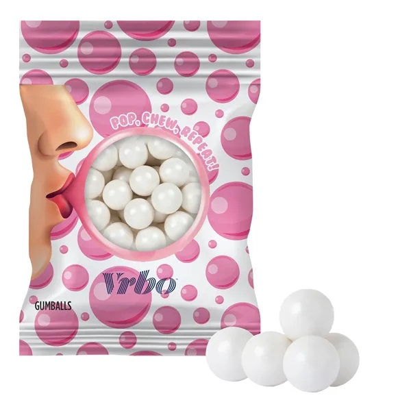 Shimmer White color option for 2oz. Full Color Digi Bag™ With Gumballs