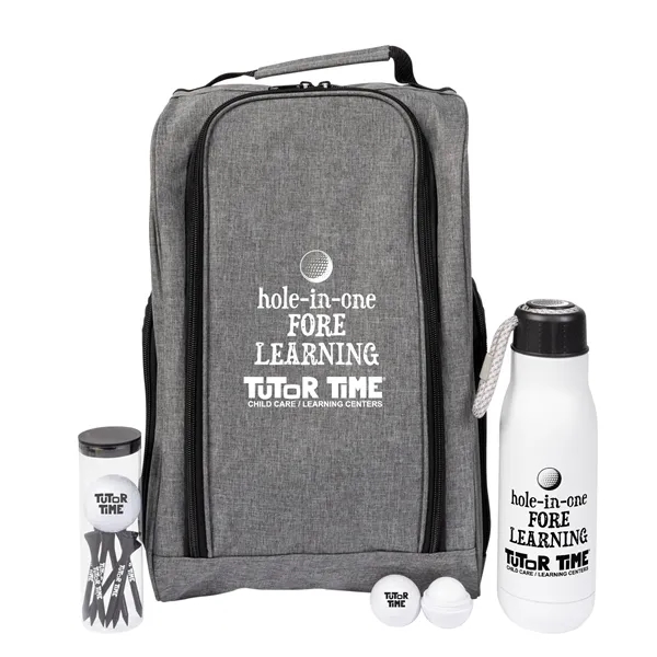 Gray color option for Fairway Pro Golf Shoe Bag Gift Set