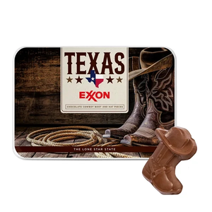 Photo of Gift Tin With Cowboy Boot And Hat Chocolates