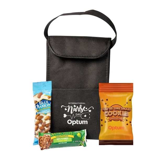 Black color option for Insulated Lunch Bag With Snacks